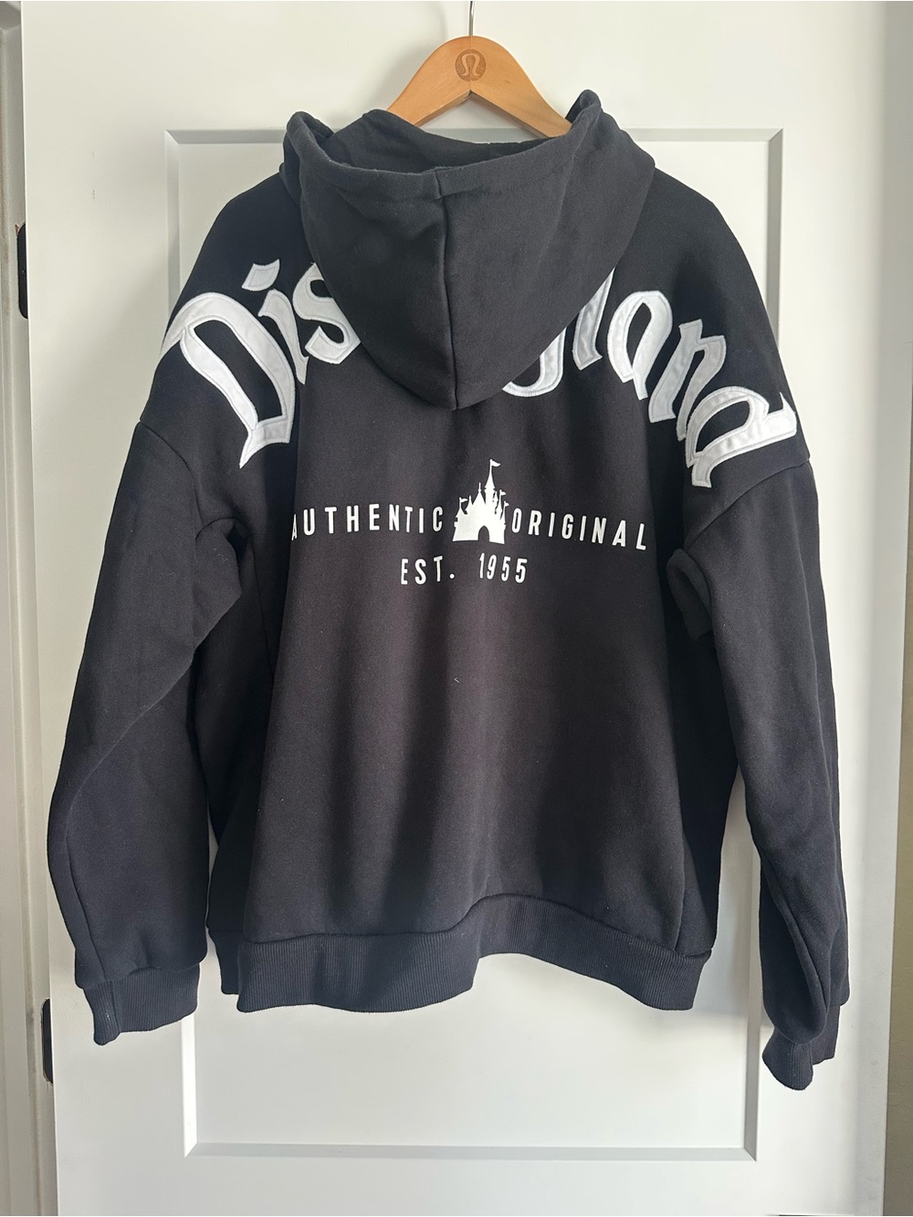 Disneyland Logo Full Zip Up Hoodie Size Large